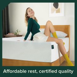 KING 14” Green Tea Memory Foam Mattress-Medium Firm Feel-Mattress In A Box $400 Firm