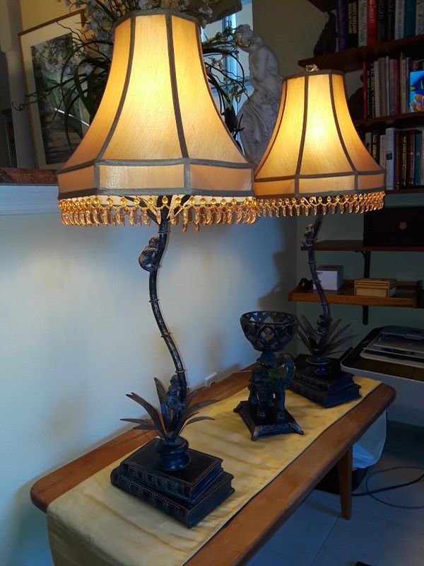 Island Style Tropical Bedside Table Lamps 2 Are Sold As A Set For Island Style Tropical Bedside Table Lamps 2 Are Sold As A Set For 70 Household In Bonita Springs Fl Offerup
