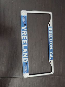 Dealer license plate frame