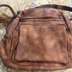 Leather Backpack. Never Used 