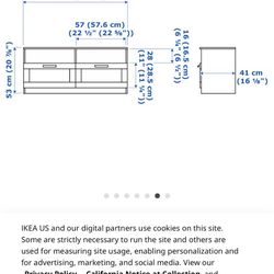 TV STAND White