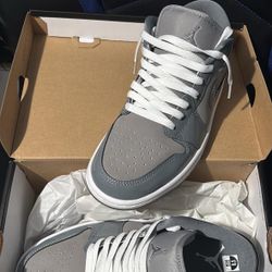 Gray Jordan 1 Low