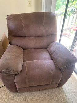 Recliner  brown  good condition