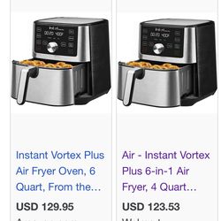 new Instant Vortex Plus 4-in-1, 4QT Air Fryer Oven, From the Makers of Instant
