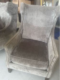 Two new wing chairs