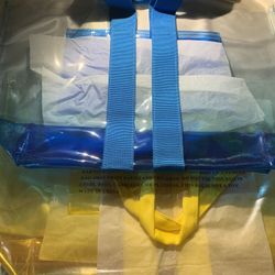 BEACH BAG Heavy Plastic Waterproof Tote .  