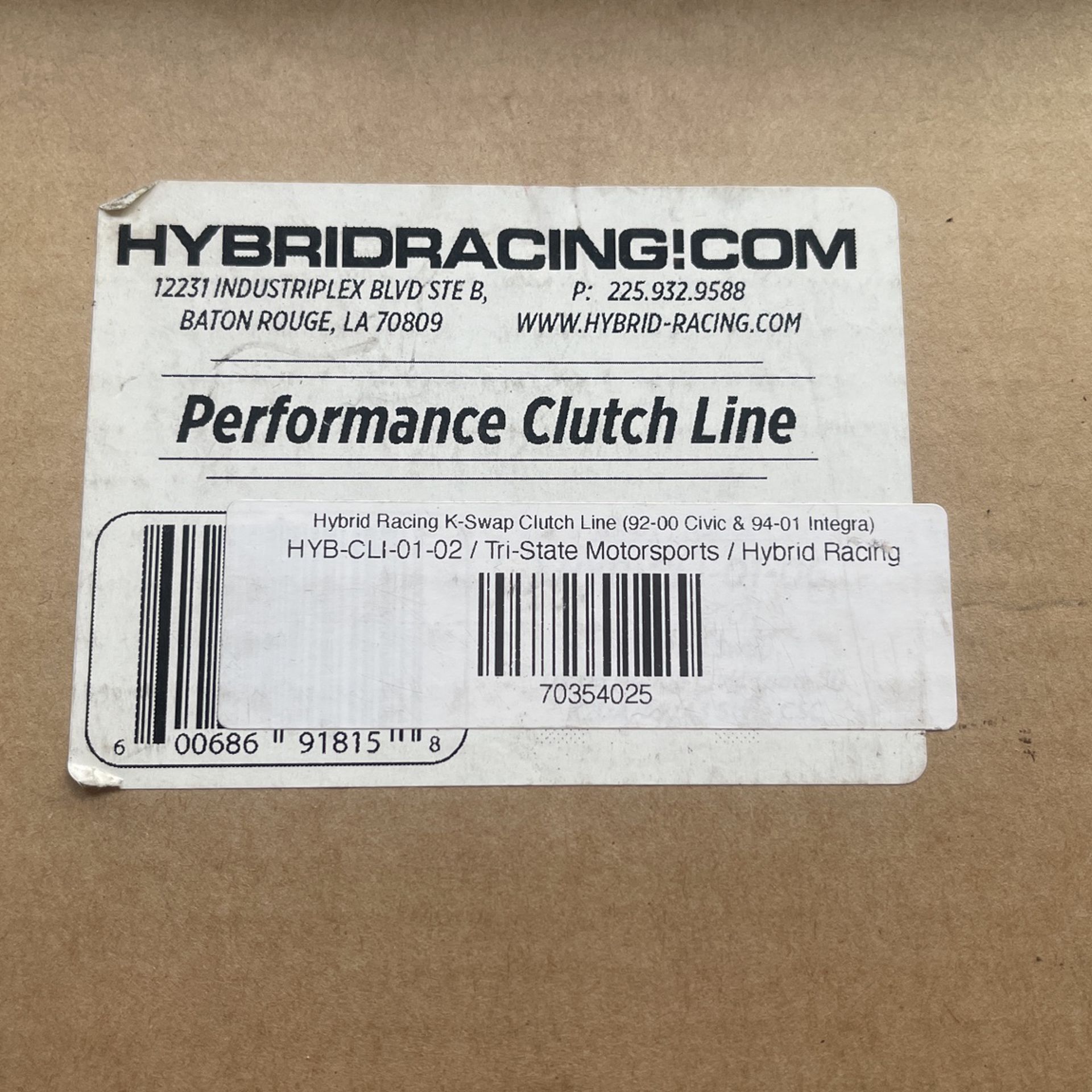 Hybrid Racing Clutch Line
