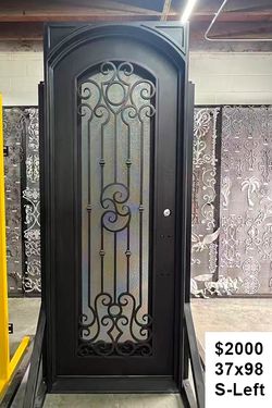 Iron Doors Forged Entry Doors Front Door Single Door Metal Door Steel Door Security Doors