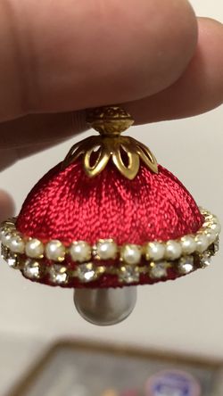 Party wear silk thread jumkas