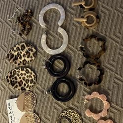 Lot Of Costume Pierced Earrings