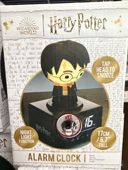 NEW* Harry Potter Alarm Clock Night Light functions