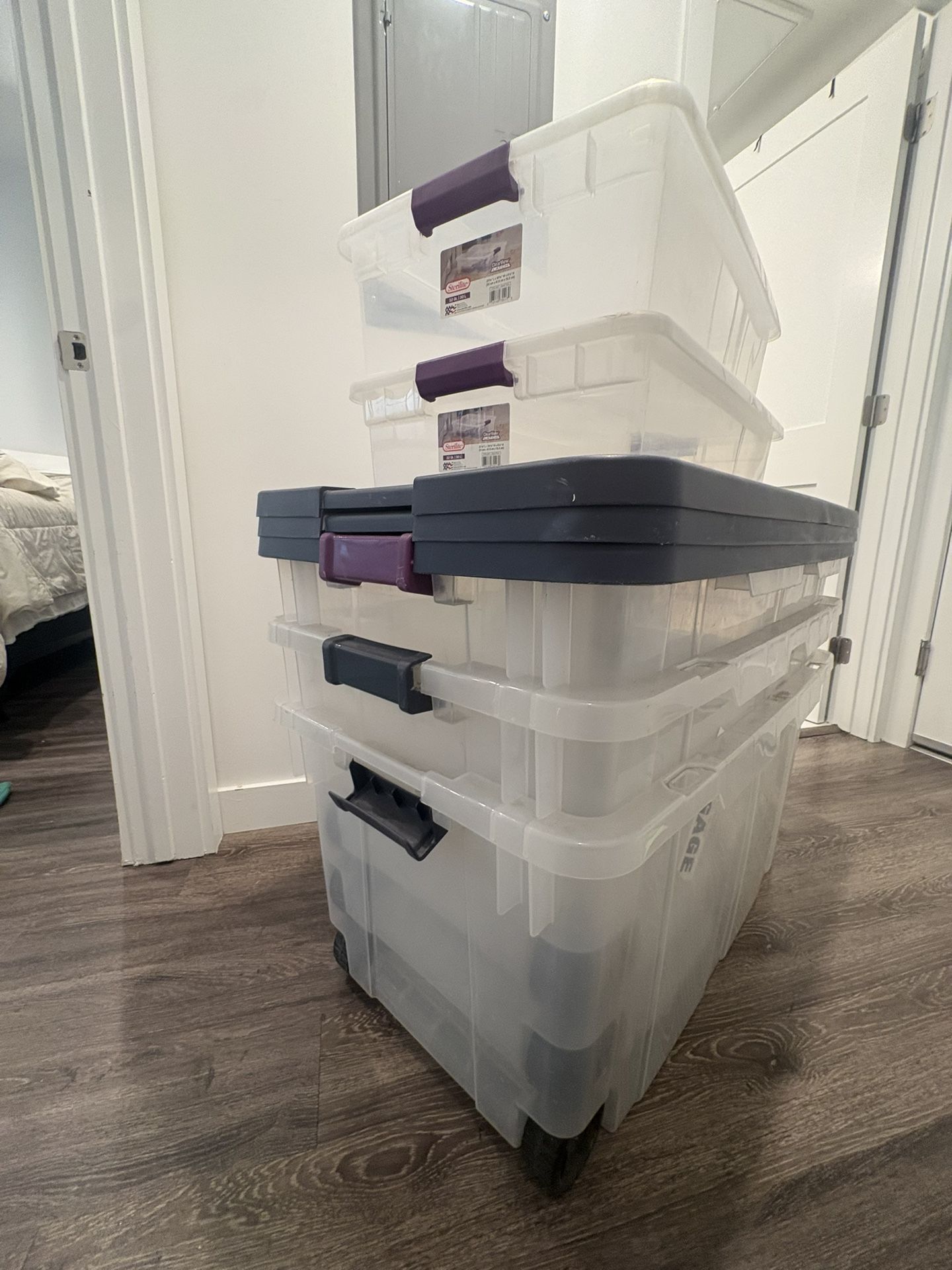 Storage Containers For sale $60
