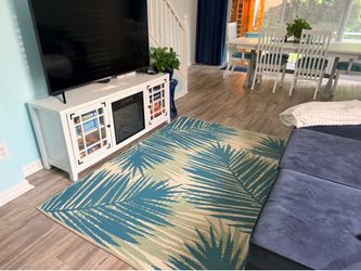 Indoor / outdoor rug - palms