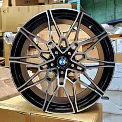 BMW wheels rims 19" staggered M4 M3 competition style f30 f32 f10 3,4,5 series 435i 440i 335i 340i 