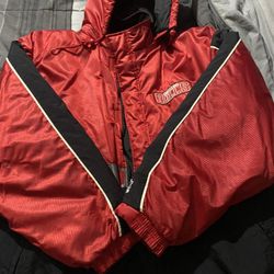 Vintage Authentic 90s Chicago Bulls Starter Jacket with Hood 