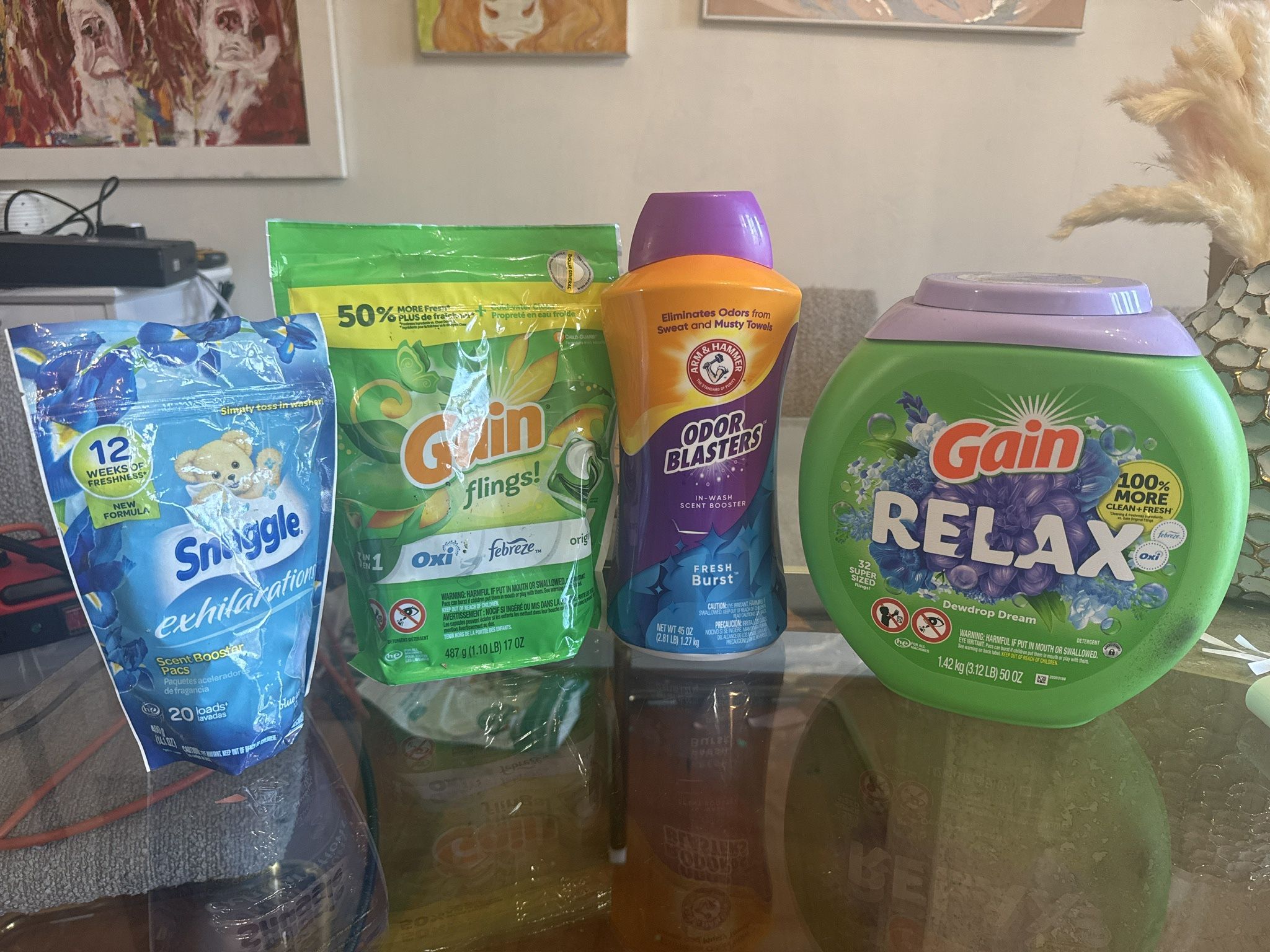 Laundry Detergent + Scent Booster Lot – Brand New