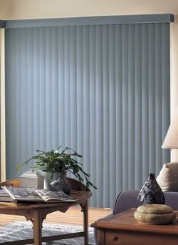 Bali Cordless Vinyl Vertical Blinds NIB W 76" H 79"