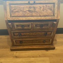 Charming Wood Cabinet/Hutch