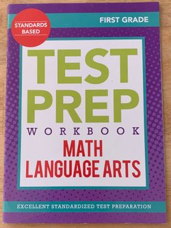 1st grade TEST PREP Workbook Math/Lang. Art