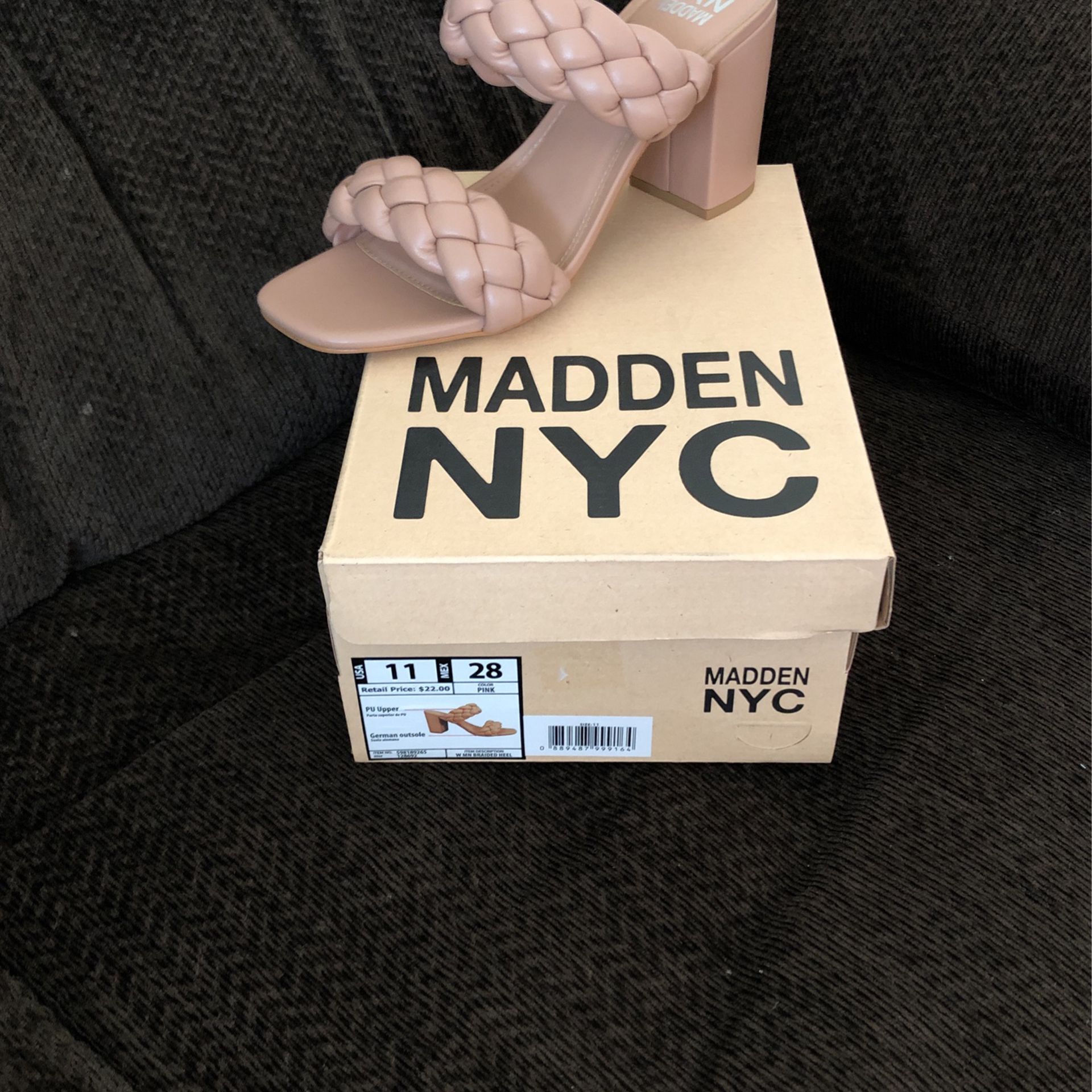 Madden NYC Double Strap Pink Women’s Heels
