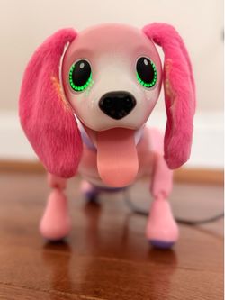 Interactive Pink Robot Puppy Dog – Reacts to Sound, Walks, Barks, Dances & Moves