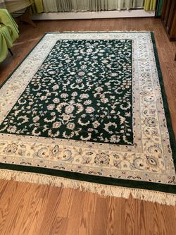 %100 Wool Handmade Oriental Rug 6’x9’
