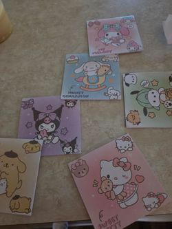 Sanrio notepads