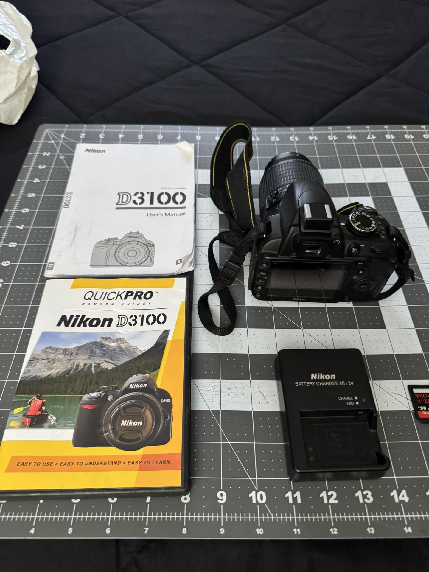 Nikon D3100 Camera With NikonDX 55-200 Lense