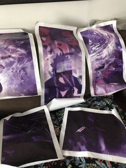 Naruto Sasuke Poster 5 Piece