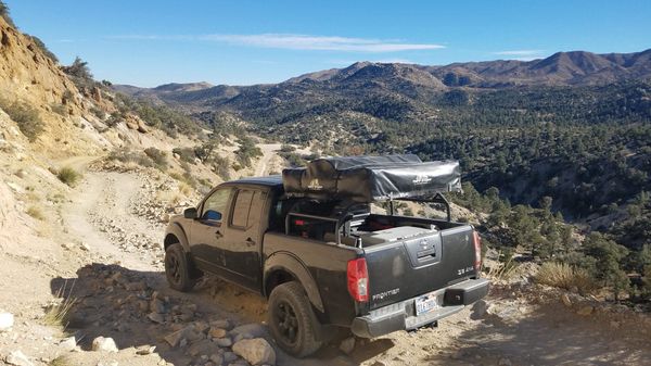 Roof Top Tent with Truck Bed Rack (Fits Nissan Frontier) for Sale in