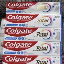 COLGATE TOTAL TOOTHPASTE 5.1 OZ $3.00 EACH