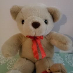 Ganz CH1350 Cream Teddy Bear "Cuddle Bear" 1996 Vintage 16" Uu
