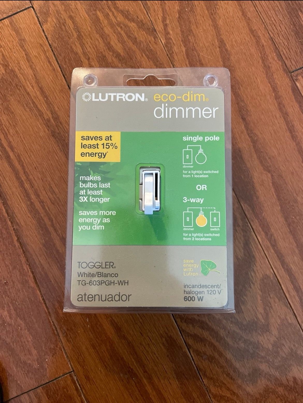 Lutron Toggler Eco-dim Dimmer