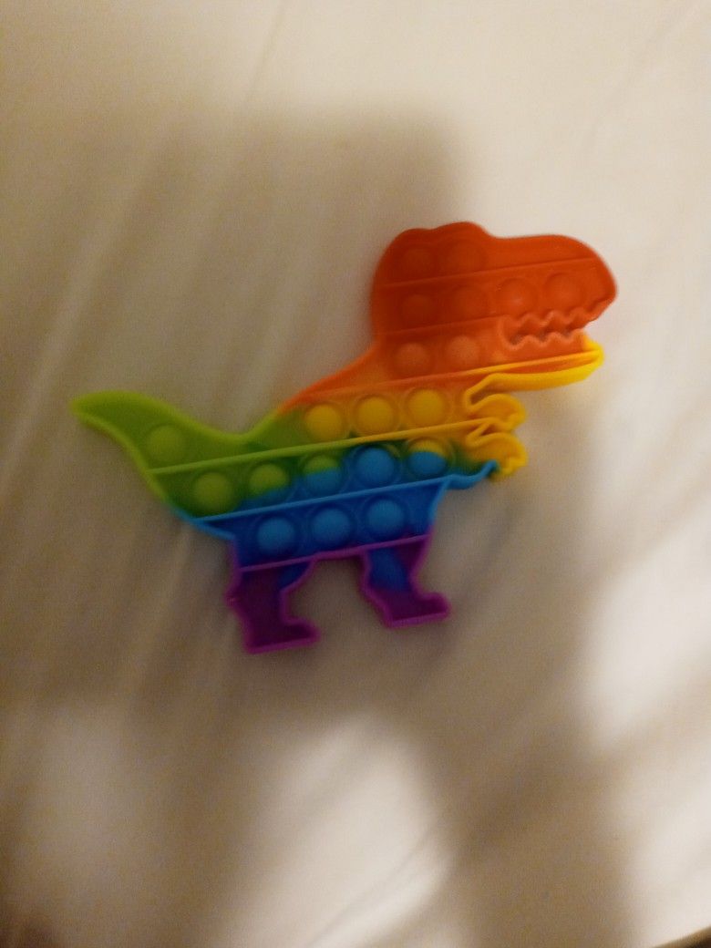 Rainbow Dino Pop-it!