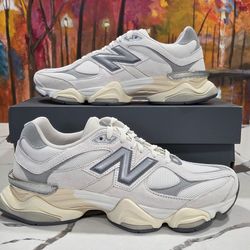 New Balance 9060 Sea Salt Concrete Size 9.5 Men's Running Shoes