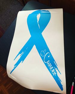 Cancer decal
