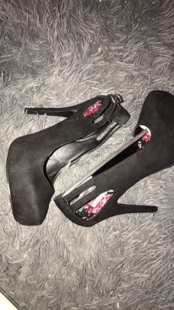 Black heels