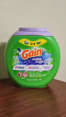 Gain Relax Super-Sized Flings – Dewdrop Dream Scent, 32 Count