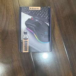 Wireless Hex Gaming Mouse LED Lights Charger Included(USB)