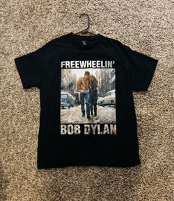 large freewheeling bob dylan t-shirt