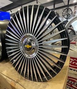 22” CHEVY ALP 2295 Replica Wheels 22x9.5” Rims Size Brand New in Box