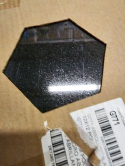 Black Gloss/Matte Finish 12x12 Tile