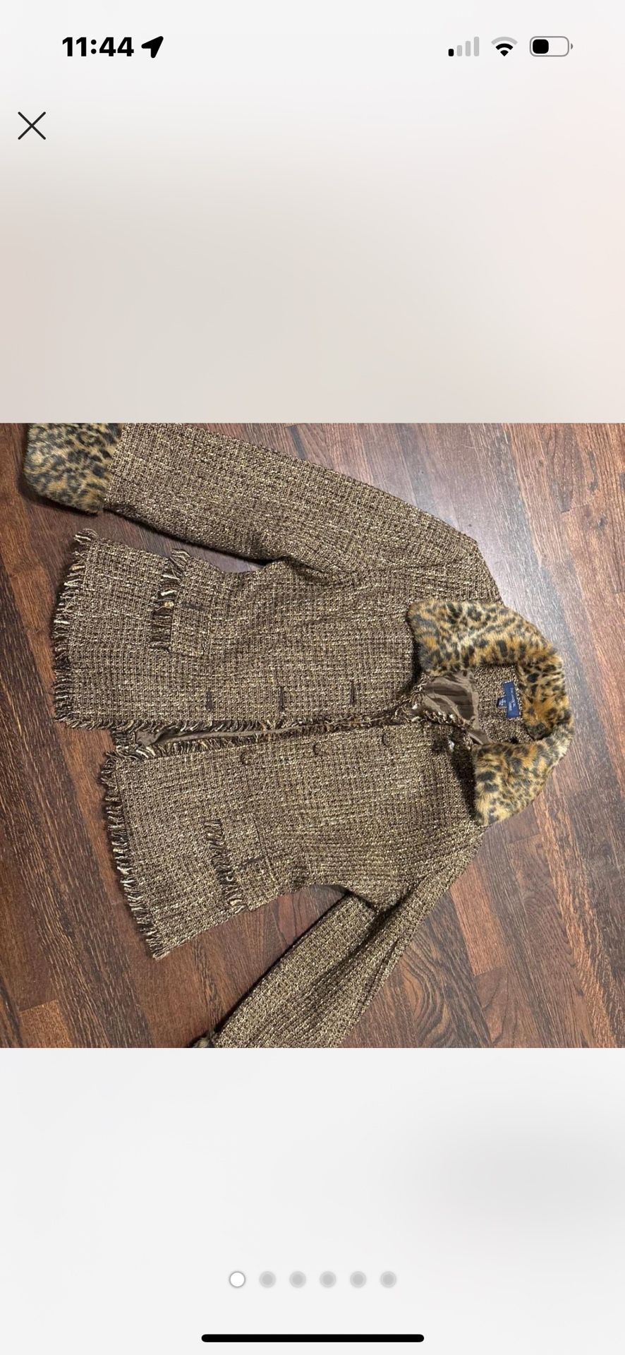 Vintage Leopard Blazer 