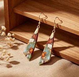 Boho Women Natural Stone earrings