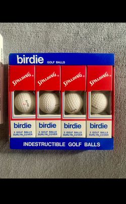 Vintage 1960’s Spalding Birdie Golf Balls! Brand New! A Dozen Balls Total!!