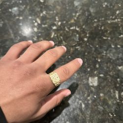 Gold Nugget Ring