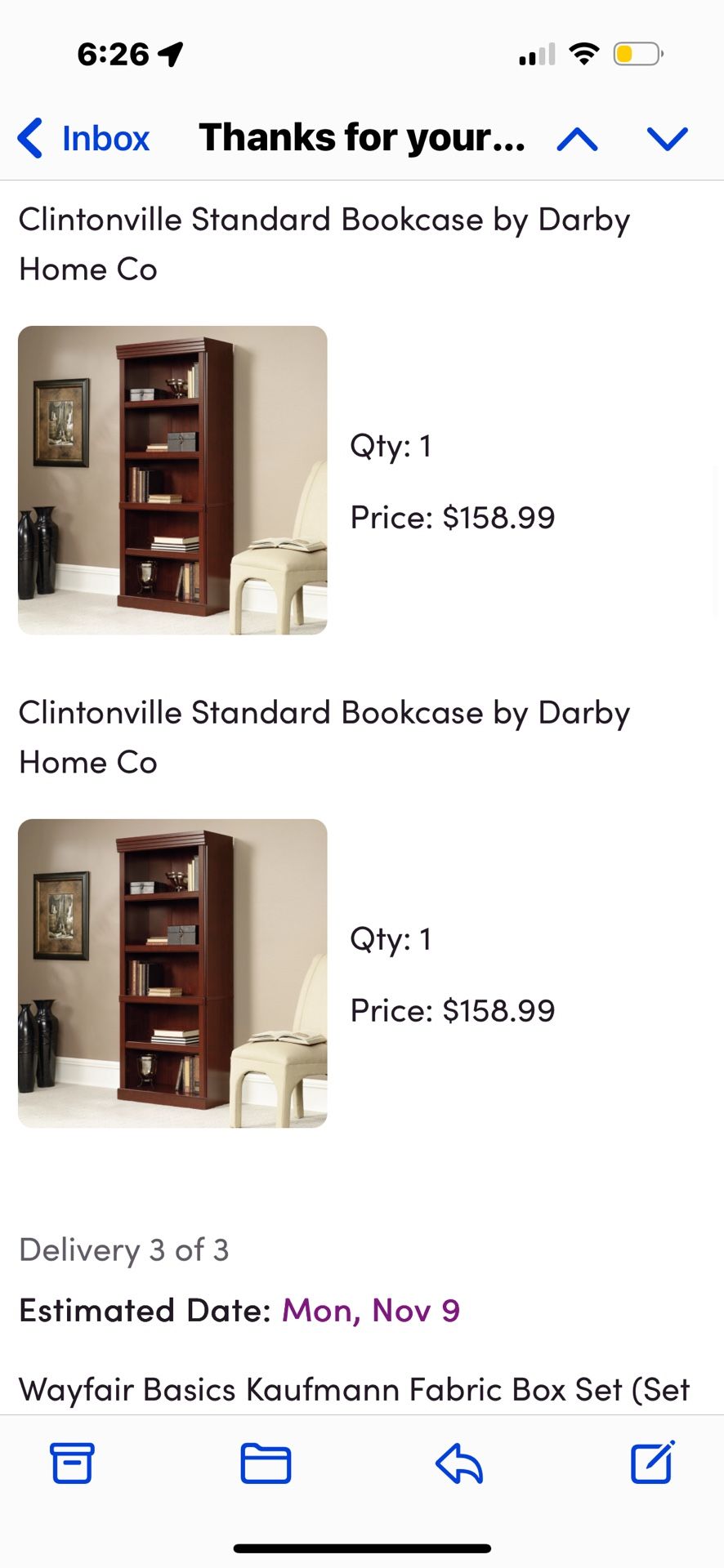 2 Bookcases