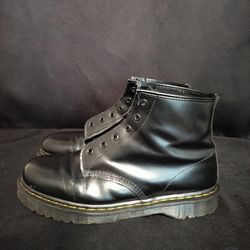 Men's Vintage Black Dr Martin Combat Boots (Size 13)