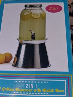 2 in 1 One Gallon Beverage Dispenser
