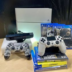 PS4 Bundle – 2 Controllers –  6 Games - Cleaned And Tested  - $150